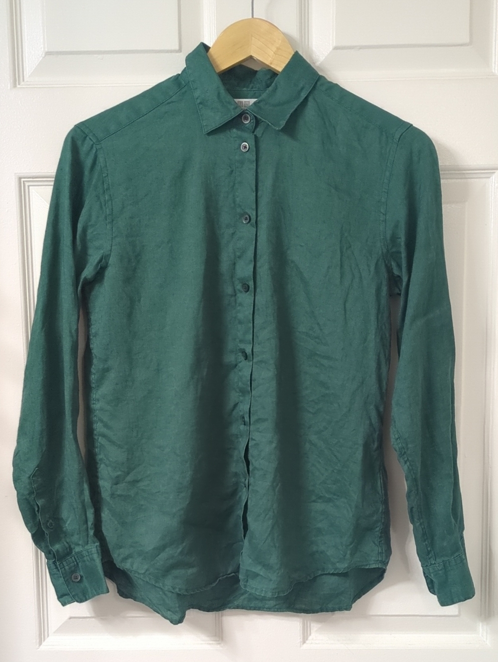 Uniqlo 100% Premium Linen Shirt, Size XS